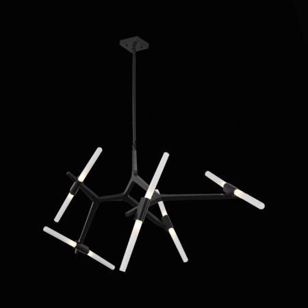 Ceiling Ceiling ST LUCE. SL947.402.10. Laconicita. 10x5 watts, G9, 4000k, 160x40x95 cm, black color-3
