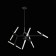 Ceiling Ceiling ST LUCE. SL947.402.10. Laconicita. 10x5 watts, G9, 4000k, 160x40x95 cm, black color