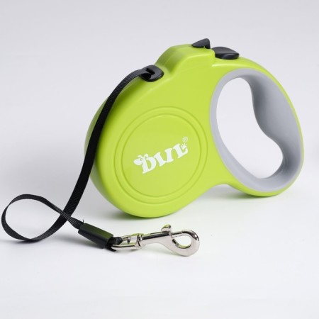 Diil roulette with a rubberized handle, 4 m, up to 20 kg, tape, green-4