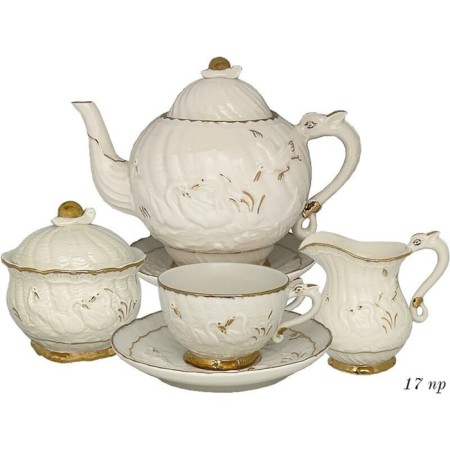 Tea Service Lenardi "Swan", 17 items
