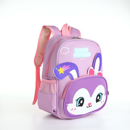 Baby backpack 24*11*33, lightning department, lightning department, 3 n/k, hare, purple-2