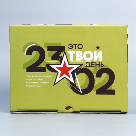 Box Gift team, packaging, "23.02", 26 x 19 x 10 cm-4