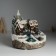 Souvenir plastic light "winter fun" is spinning 20.5x17x20.5 cm