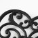 Souvenir cast iron stand "openwork heart" 16x17x1.5 cm