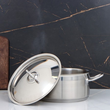 Pan, 3 l, d = 21.5 cm, h = 9.5 cm, metal lid, triple bottom, induction-1