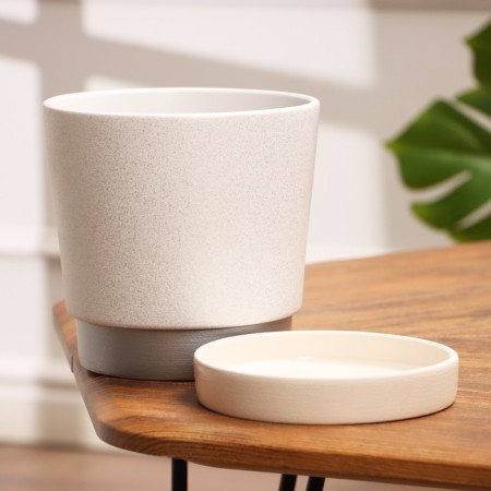 Flower Pot "Laksheri" White Platan No. 3, 1.9 liters-1