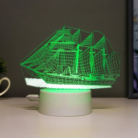 FRAGE STRAGE "FRAGATE" LED 7 USB colors/from white batteries-4