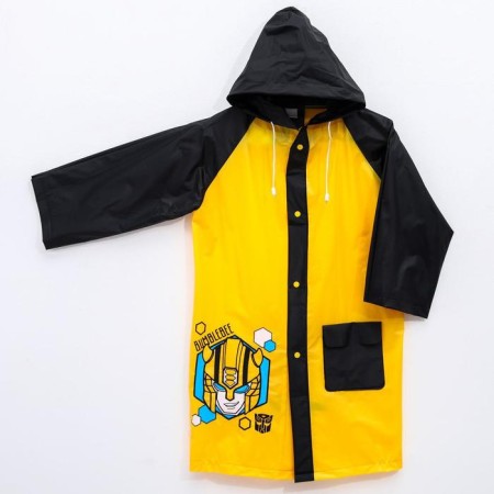 Children's raincoat, size m, 100-110 cm, transformers-1