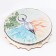 Shamanian tambourine "Four elements" with a block of 5x25x25 cm
