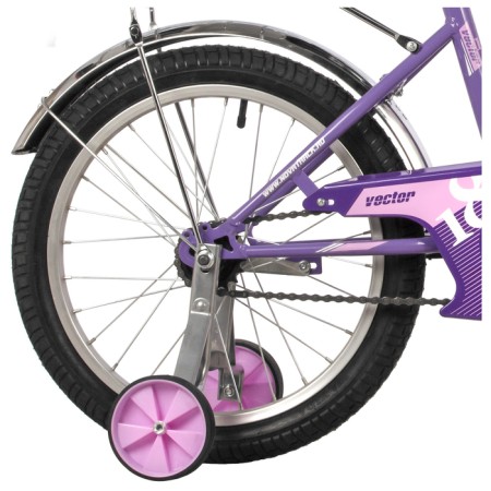 Bicycle 18 "Novatrack Vector, purple color-3