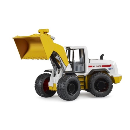 Bruder wheel loader, white color with yellow-5