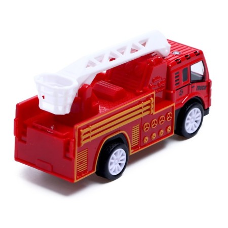 Set of metal machines "Fire Brigade", inertia, 3 pieces-3