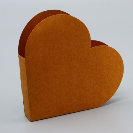 Box for sweets, 10 x 10 x 3 craft. Confectionery packaging