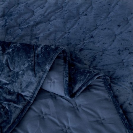 Set: cover 240x260 cm, pillowcase 50x70 cm - 2 pcs, color dark blue-3