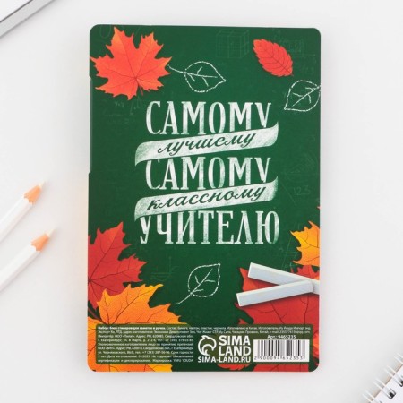 Stickers with a sticky layer, blue handle 0.7 mm, ballpoint “Beloved teacher”, 30 sheets.-5