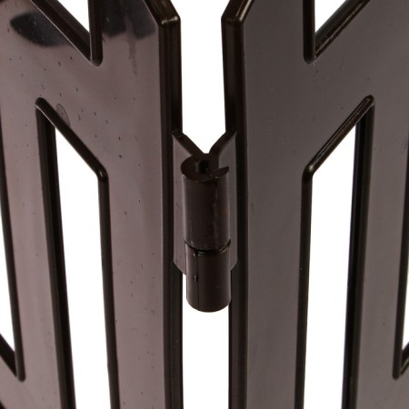 Decorative fence, 35 × 210 cm, 5 sections, plastic, brown, RENESSANS, GREENGO-10
