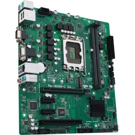The ASUS PRO H610M-C D4-CSM, LGA1700, H610, 2XDDR4, VGA, HDMI, DP, MATX-1