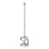 Mixer for heavy solutions of the bison MNT-120 MNT-120, 590 mm, D = 120 mm, M14