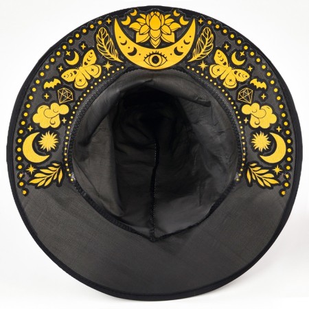 Carnival set "Dark Witch": Hat, collar-3