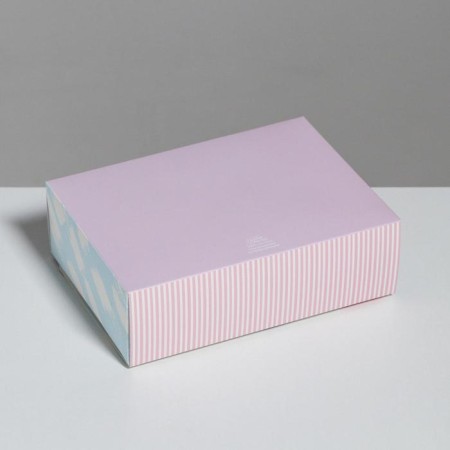 Gift folding box, packaging, “The best day”, 16.5 x 12.5 x5 cm-1