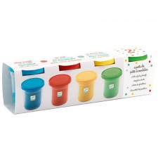 DJeco plasticine set, 4 colors
