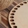 Clotting for knitting "oval parallel", bottom plywood 3 mm, 28 × 21 cm, d = 10mm
