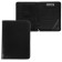 Business, artificial leather, 360 x 260 x 30 mm, with a metal press, 3D07 "crocodile", black