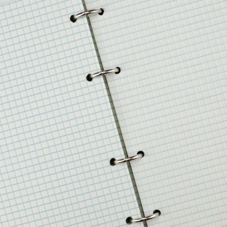 Notebook on rings of 160 sheets in the Manga Anime cage, hard cover, glossy lamination-2