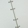 Notebook on rings of 160 sheets in the Manga Anime cage, hard cover, glossy lamination
