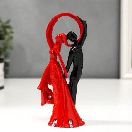 Polystone souvenir "Valting pair" Red-Cherynaya 19x7.5x6.8 cm