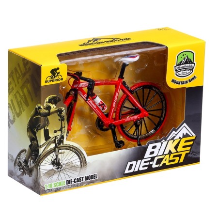 Metal bicycle "Tourist", red color-8