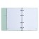 Notebook on rings, 80 sheets in the Enjoy ME line, cardboard cover, matte lamination Soft Touch, foil embossing, shift block 70 g/m2