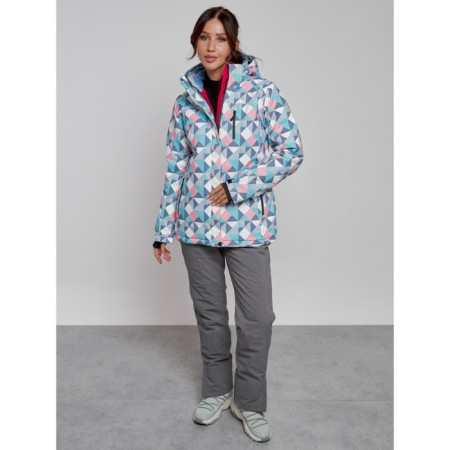 Ski costume female winter, size 46, color gray-5