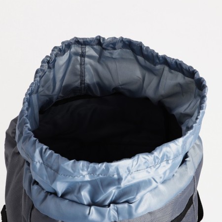 Tourist backpack, TAIF, 60 L, cord department, outer pocket, 2 side nets, gray color gray-8