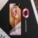 Candle for the cake, number "0", pink.