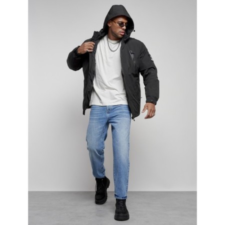 Sports male winter, size 54, black color-15