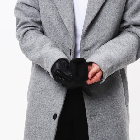 Gloves male, dimensionless, with insulation, black color-4