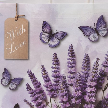 Package gift craft "Butterflies" 31.5 x 25 x 11.5 cm, 120 g/m²-1