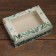 The box is folding, the lid is, with the “New Year tree” window 21 x 15 x 7 cm