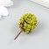 Artificial plant for creativity plastic "Yellow Flame" 2.3x3.6 cm