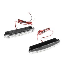 Daytime running lights 8 SMD with a turn signal mode, 12 V, 2 pcs
