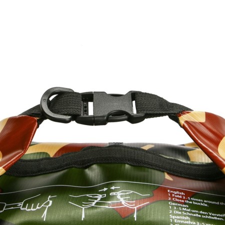 Yugana hairshome, PVC, waterproof 30 liters, one belt, khaki-6