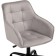 Computer chair Oisha plastic/velor, black/gray 56x63x80 cm