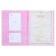 Folder for birth certificate with the corners "My first documents", for a girl, a4