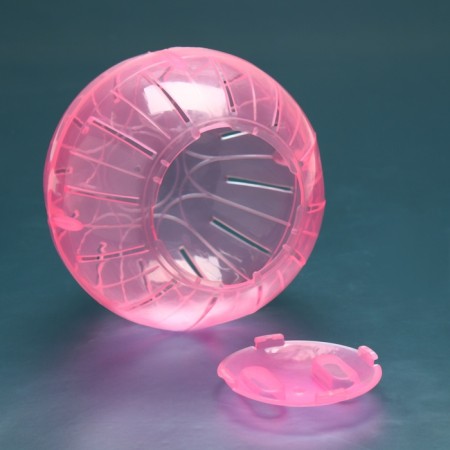 A ball for rodents on a metal base, 12 cm, pink-5