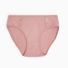 Panties female slips, powder color, rr 46-48