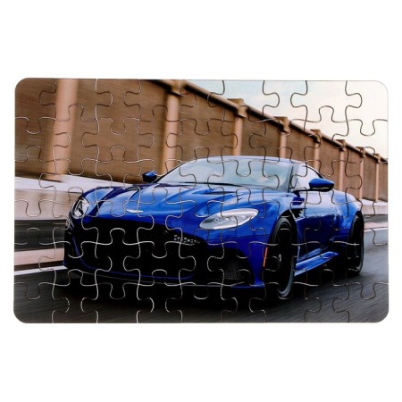 Puzzle series Fantasy "Machine", 54 parts, size - 28 × 18.5 cm, blue color-1