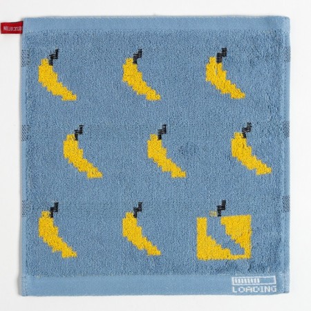 Towel kitchen Ethel bananas col. blue, 25*25 cm 100% cotton-1