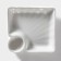 Porcelain dish with magistro blanche sauce, saucepan 60 ml, 18.5 × 17.5 × 4 cm, white color
