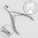 Manicure nippers for cuticle, double spring, 9.5 cm, blade length - 3 mm